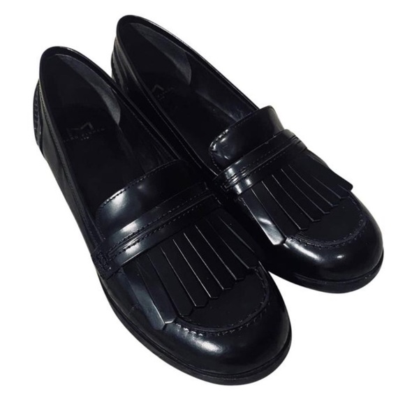Marc Fisher MLRoryer Polished Black Kilte Toe Loafer - Picture 1 of 8